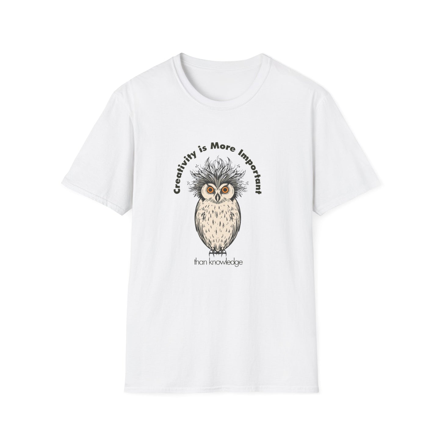 Creativity Matters Unisex Softstyle T-Shirt | Casual Wear, Gift for Artists, Back-to-School, Creative Expression, Knowledge and Inspiration