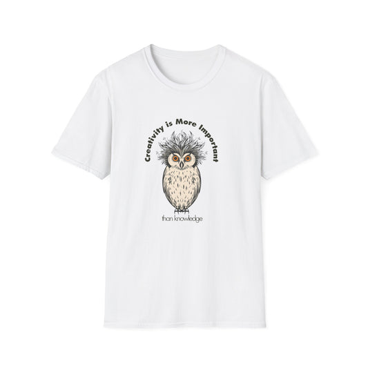 Creativity Matters Unisex Softstyle T-Shirt | Casual Wear, Gift for Artists, Back-to-School, Creative Expression, Knowledge and Inspiration